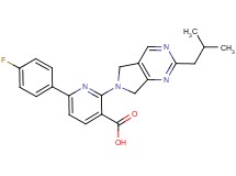 6-(4-fluorophenyl)-2-(2-isobutyl-5,7-dihydro-6H-pyrrolo[3,4-d]pyrimidin-6-yl)nicotinic acid
