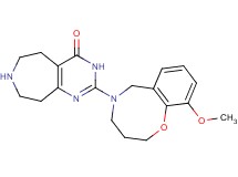 2-(10-methoxy-3,4-dihydro-2H-1,5-benzoxazocin-5(6H)-yl)-3,5,6,7,8,9-hexahydro-4H-pyrimido[4,5-d]azepin-4-one