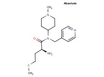 N~1~-(1-methyl-4-piperidinyl)-N~1~-(4-pyridinylmethyl)-L-methioninamide dihydrochloride