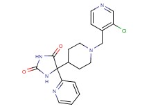 5-{1-[(3-chloropyridin-4-yl)methyl]piperidin-4-yl}-5-pyridin-2-ylimidazolidine-2,4-dione