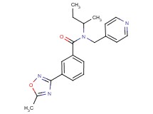 N-(sec-butyl)-3-(5-methyl-1,2,4-oxadiazol-3-yl)-N-(pyridin-4-ylmethyl)benzamide