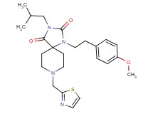 3-isobutyl-1-[2-(4-methoxyphenyl)ethyl]-8-(1,3-thiazol-2-ylmethyl)-1,3,8-triazaspiro[4.5]decane-2,4-dione