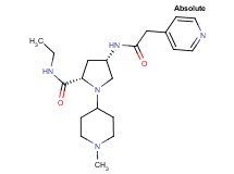 (4S)-N-ethyl-1-(1-methylpiperidin-4-yl)-4-[(pyridin-4-ylacetyl)amino]-L-prolinamide