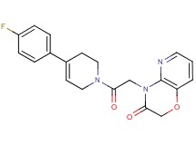 4-{2-[4-(4-fluorophenyl)-3,6-dihydropyridin-1(2H)-yl]-2-oxoethyl}-2H-pyrido[3,2-b][1,4]oxazin-3(4H)-one