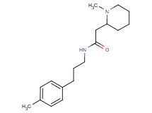 N-[3-(4-methylphenyl)propyl]-2-(1-methylpiperidin-2-yl)acetamide