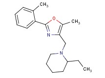 2-ethyl-1-{[5-methyl-2-(2-methylphenyl)-1,3-oxazol-4-yl]methyl}piperidine