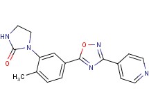 1-{2-methyl-5-[3-(4-pyridinyl)-1,2,4-oxadiazol-5-yl]phenyl}-2-imidazolidinone