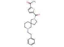 1-(5-{[7-(2-phenylethyl)-2,7-diazaspiro[4.5]dec-2-yl]carbonyl}-2-thienyl)ethanone