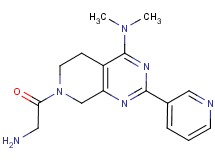 7-(aminoacetyl)-N,N-dimethyl-2-pyridin-3-yl-5,6,7,8-tetrahydropyrido[3,4-d]pyrimidin-4-amine