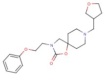 3-(2-phenoxyethyl)-8-(tetrahydrofuran-3-ylmethyl)-1-oxa-3,8-diazaspiro[4.5]decan-2-one