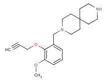 3-[3-methoxy-2-(prop-2-yn-1-yloxy)benzyl]-3,9-diazaspiro[5.5]undecane