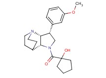 1-{[(3R*,3aR*,7aR*)-3-(3-methoxyphenyl)hexahydro-4,7-ethanopyrrolo[3,2-b]pyridin-1(2H)-yl]carbonyl}cyclopentanol