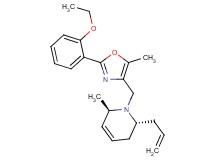 (2R*,6R*)-2-allyl-1-{[2-(2-ethoxyphenyl)-5-methyl-1,3-oxazol-4-yl]methyl}-6-methyl-1,2,3,6-tetrahydropyridine