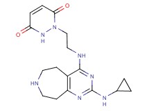 1-(2-{[2-(cyclopropylamino)-6,7,8,9-tetrahydro-5H-pyrimido[4,5-d]azepin-4-yl]amino}ethyl)-1,2-dihydropyridazine-3,6-dione