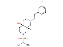 (4aR*,8aR*)-7-[2-(3-fluorophenyl)ethyl]-4a-hydroxy-N,N-dimethyloctahydro-2,7-naphthyridine-2(1H)-sulfonamide