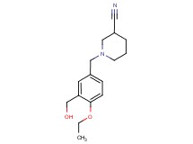 1-[4-ethoxy-3-(hydroxymethyl)benzyl]piperidine-3-carbonitrile