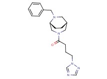 (1R*,5R*)-6-benzyl-3-[4-(1H-1,2,4-triazol-1-yl)butanoyl]-3,6-diazabicyclo[3.2.2]nonane