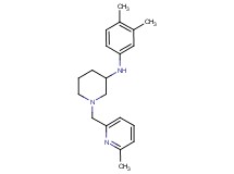 N-(3,4-dimethylphenyl)-1-[(6-methyl-2-pyridinyl)methyl]-3-piperidinamine
