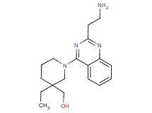 {1-[2-(2-aminoethyl)-4-quinazolinyl]-3-ethyl-3-piperidinyl}methanol dihydrochloride