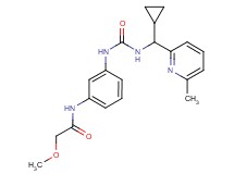 N-{3-[({[cyclopropyl(6-methylpyridin-2-yl)methyl]amino}carbonyl)amino]phenyl}-2-methoxyacetamide
