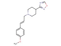 1-[(2E)-3-(4-methoxyphenyl)prop-2-en-1-yl]-4-(1,2,4-oxadiazol-3-yl)piperidine
