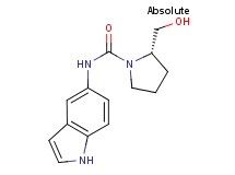 (2S)-2-(hydroxymethyl)-N-1H-indol-5-ylpyrrolidine-1-carboxamide