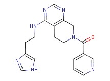 N-[2-(1H-imidazol-4-yl)ethyl]-7-(pyridin-3-ylcarbonyl)-5,6,7,8-tetrahydropyrido[3,4-d]pyrimidin-4-amine