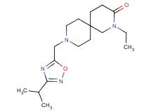 2-ethyl-9-[(3-isopropyl-1,2,4-oxadiazol-5-yl)methyl]-2,9-diazaspiro[5.5]undecan-3-one
