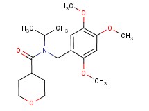 N-isopropyl-N-(2,4,5-trimethoxybenzyl)tetrahydro-2H-pyran-4-carboxamide