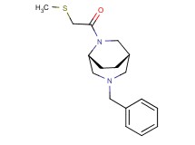 (1S*,5R*)-3-benzyl-6-[(methylthio)acetyl]-3,6-diazabicyclo[3.2.2]nonane