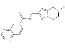 N-(4,5,6,7-tetrahydropyrazolo[1,5-a]pyrazin-2-ylmethyl)-6-quinoxalinecarboxamide hydrochloride