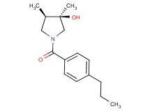 (3R*,4R*)-3,4-dimethyl-1-(4-propylbenzoyl)-3-pyrrolidinol
