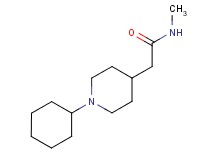 2-(1-cyclohexylpiperidin-4-yl)-N-methylacetamide