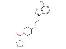 N-[2-(7-methyl-1H-indol-3-yl)ethyl]-1-(tetrahydrofuran-2-ylcarbonyl)piperidin-4-amine
