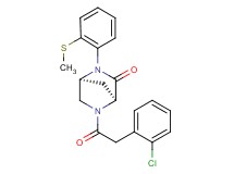 (1S*,4S*)-5-[(2-chlorophenyl)acetyl]-2-[2-(methylthio)phenyl]-2,5-diazabicyclo[2.2.1]heptan-3-one