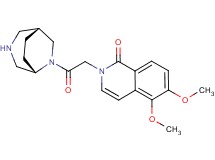 2-{2-[rel-(1R,5S)-3,6-diazabicyclo[3.2.2]non-6-yl]-2-oxoethyl}-5,6-dimethoxy-1(2H)-isoquinolinone hydrochloride