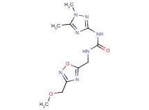 N-(1,5-dimethyl-1H-1,2,4-triazol-3-yl)-N'-{[3-(methoxymethyl)-1,2,4-oxadiazol-5-yl]methyl}urea