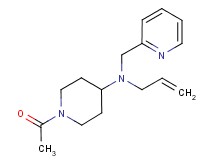 1-acetyl-N-allyl-N-(pyridin-2-ylmethyl)piperidin-4-amine