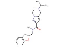 N-(2,3-dihydro-1-benzofuran-2-ylmethyl)-5-isopropyl-N-methyl-4,5,6,7-tetrahydropyrazolo[1,5-a]pyrazine-2-carboxamide