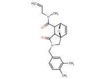 (3aR*,6S*)-N-allyl-2-(3,4-dimethylbenzyl)-N-methyl-1-oxo-1,2,3,6,7,7a-hexahydro-3a,6-epoxyisoindole-7-carboxamide