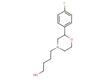 4-[2-(4-fluorophenyl)morpholin-4-yl]butan-1-ol
