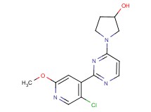 1-[2-(5-chloro-2-methoxypyridin-4-yl)pyrimidin-4-yl]pyrrolidin-3-ol
