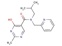 4-hydroxy-N-isobutyl-2-methyl-N-(pyridin-2-ylmethyl)pyrimidine-5-carboxamide