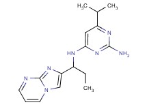 N~4~-(1-imidazo[1,2-a]pyrimidin-2-ylpropyl)-6-isopropylpyrimidine-2,4-diamine