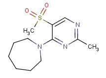 1-[2-methyl-5-(methylsulfonyl)pyrimidin-4-yl]azepane