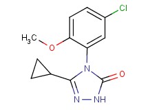 4-(5-chloro-2-methoxyphenyl)-5-cyclopropyl-2,4-dihydro-3H-1,2,4-triazol-3-one