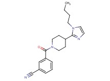 3-{[4-(1-butyl-1H-imidazol-2-yl)-1-piperidinyl]carbonyl}benzonitrile