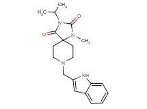 8-(1H-indol-2-ylmethyl)-3-isopropyl-1-methyl-1,3,8-triazaspiro[4.5]decane-2,4-dione