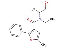 N-ethyl-N-(2-hydroxy-1-methylethyl)-5-methyl-2-phenyl-3-furamide