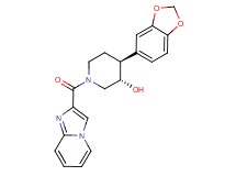 (3S*,4S*)-4-(1,3-benzodioxol-5-yl)-1-(imidazo[1,2-a]pyridin-2-ylcarbonyl)piperidin-3-ol